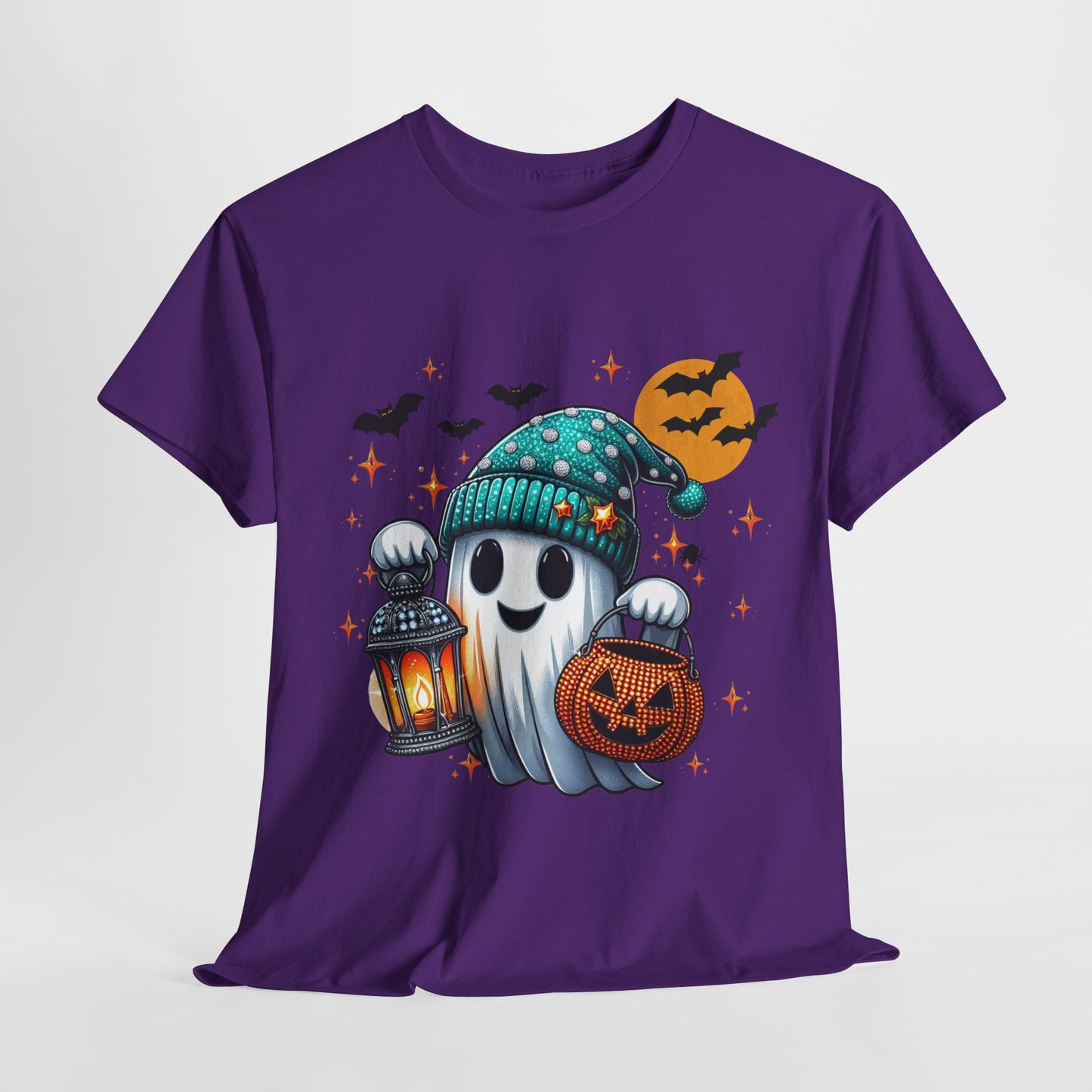 Halloween Ghost with Lantern and Pumpkin Candy bag