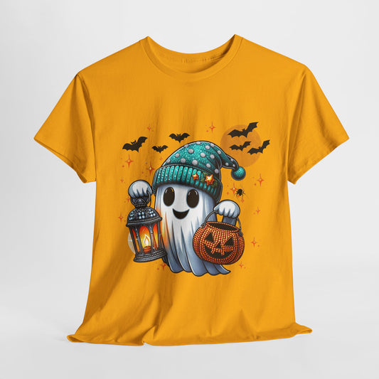 Halloween Ghost with Lantern and Pumpkin Candy bag