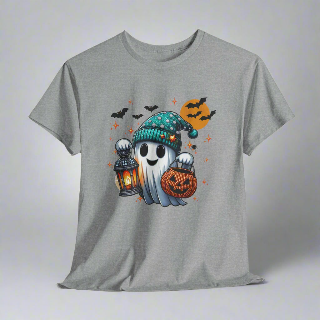 Halloween Ghost with Lantern and Pumpkin Candy bag