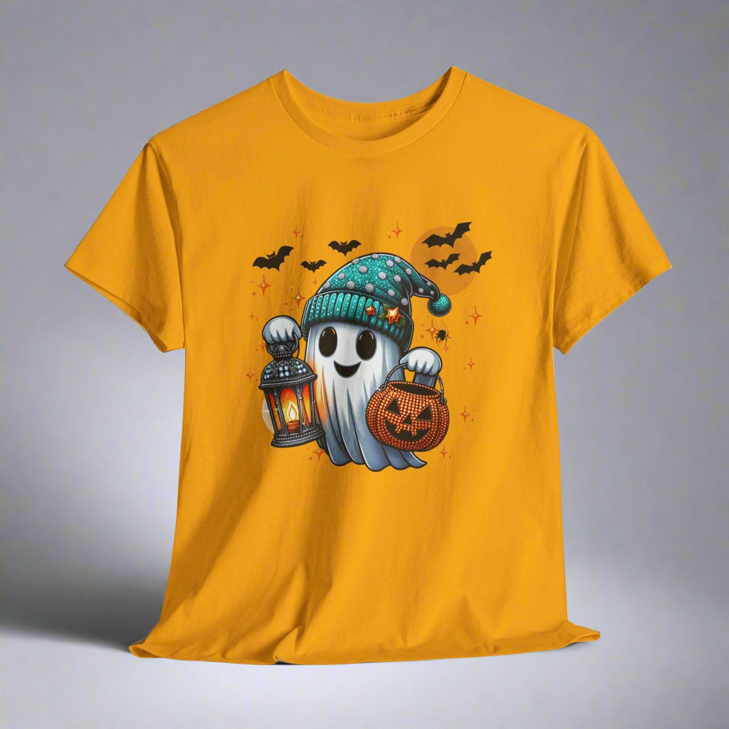 Halloween Ghost with Lantern and Pumpkin Candy bag
