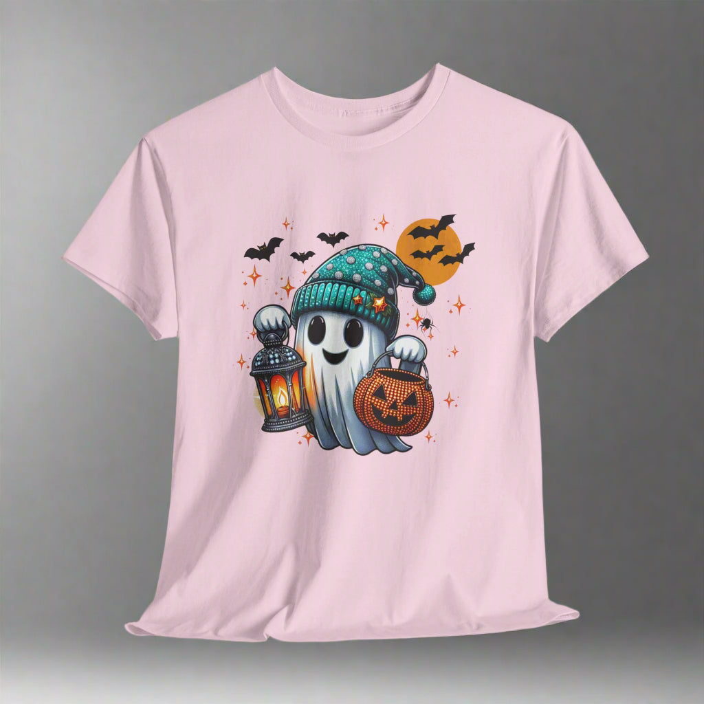 Halloween Ghost with Lantern and Pumpkin Candy bag