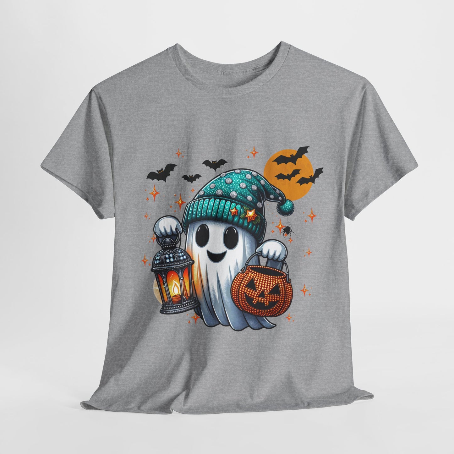 Halloween Ghost with Lantern and Pumpkin Candy bag